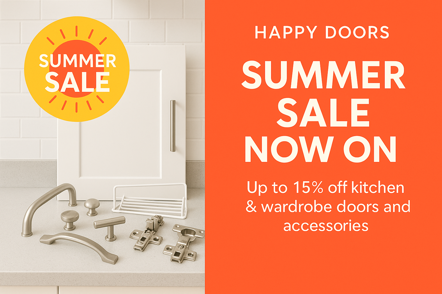 Kitchen Doors Summer Sale from Happy Doors