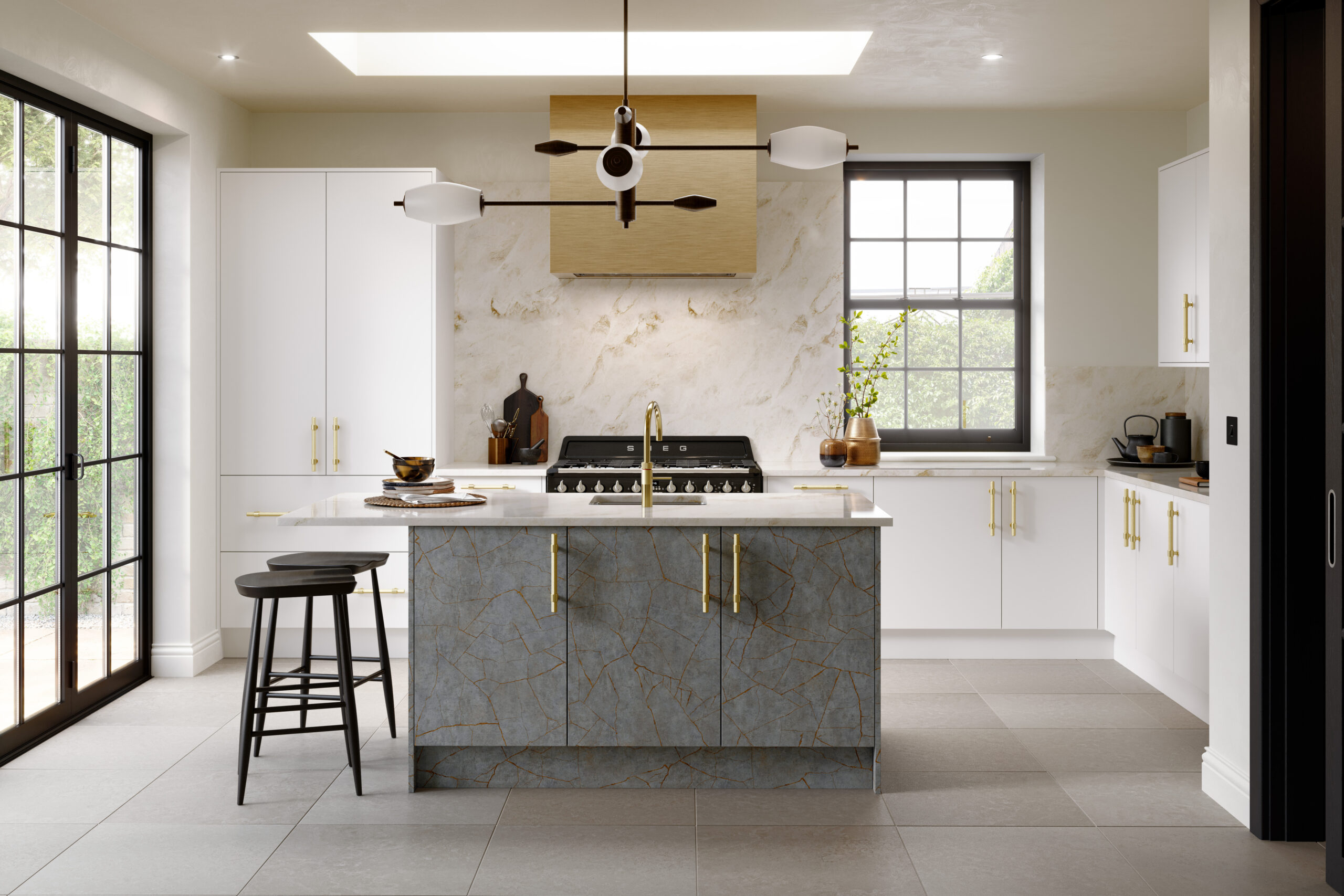 Define Kitchen Look: Using Texture, Colour & Profiles