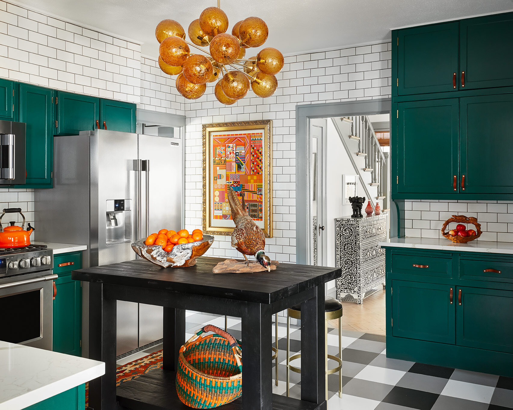 eclectic kitchen